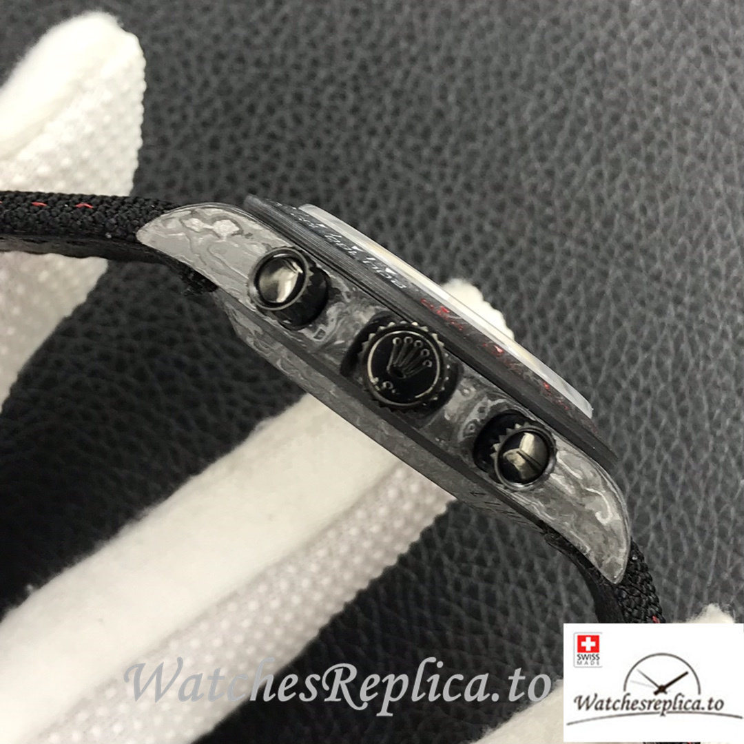 Swiss Rolex Daytona Replica Canvas strap 40MM - WatchesReplica.is