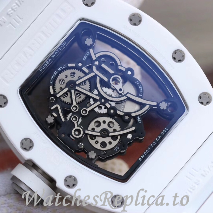 Richard Mille Replica RM055 Rubber strap 50MM - WatchesReplica.is