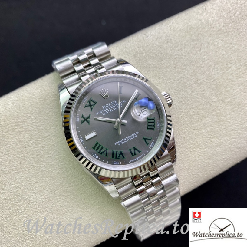 Swiss Rolex Datejust 126233 Replica Stainless steel strap 36MM - WatchesReplica.is