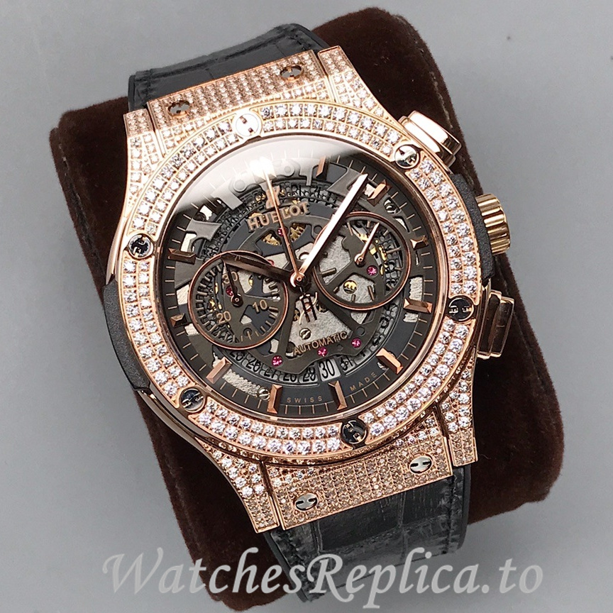 Hublot Replica Classic Fusion Leather strap 45MM - WatchesReplica.is