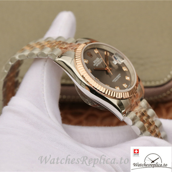 Swiss Rolex Datejust Replica 116231-0100 Stainless steel strap 36MM - WatchesReplica.is