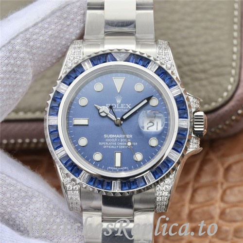 Swiss Rolex Submariner Replica 116610 Stainless steel strap 40MM - WatchesReplica.is