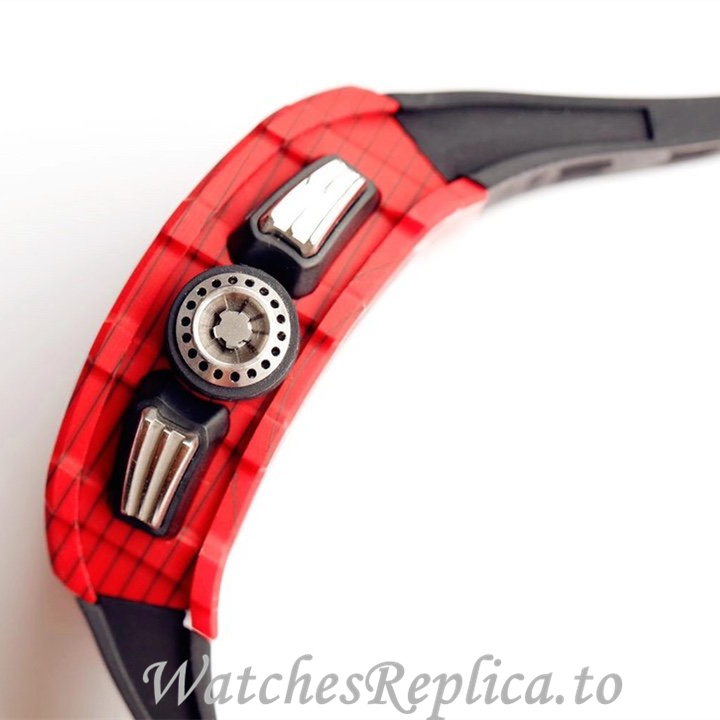 Richard Mille Replica RM011 Rubber strap 50MM - WatchesReplica.is