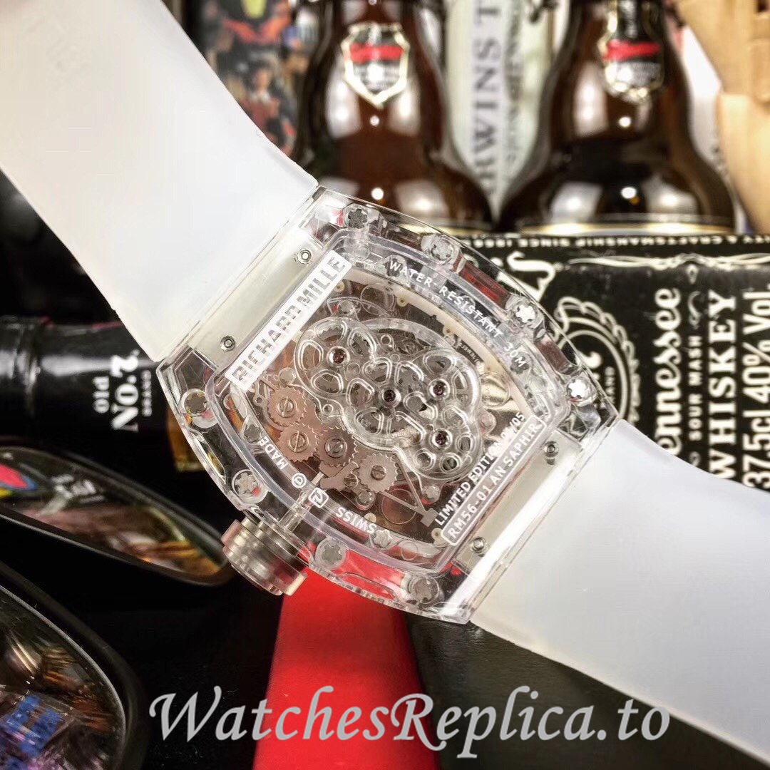 Richard Mille Replica RM011-FM Rubber strap 50MM - WatchesReplica.is