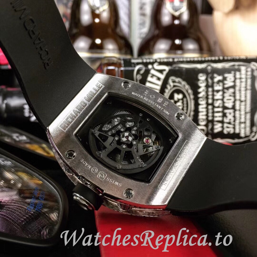 Richard Mille Replica RM010 Rubber strap 49MM - WatchesReplica.is