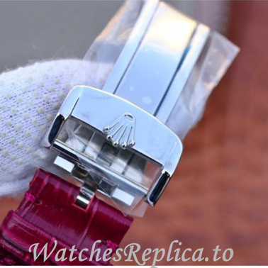 Swiss Rolex Day Date Replica 118138 Leather strap 36MM - WatchesReplica.is