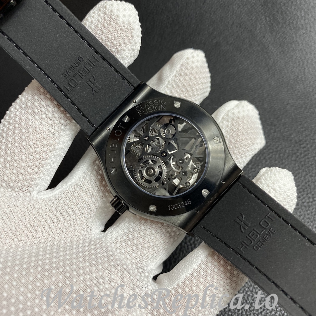 Hublot Replica Classic Fusion Leather strap 45MM - WatchesReplica.is