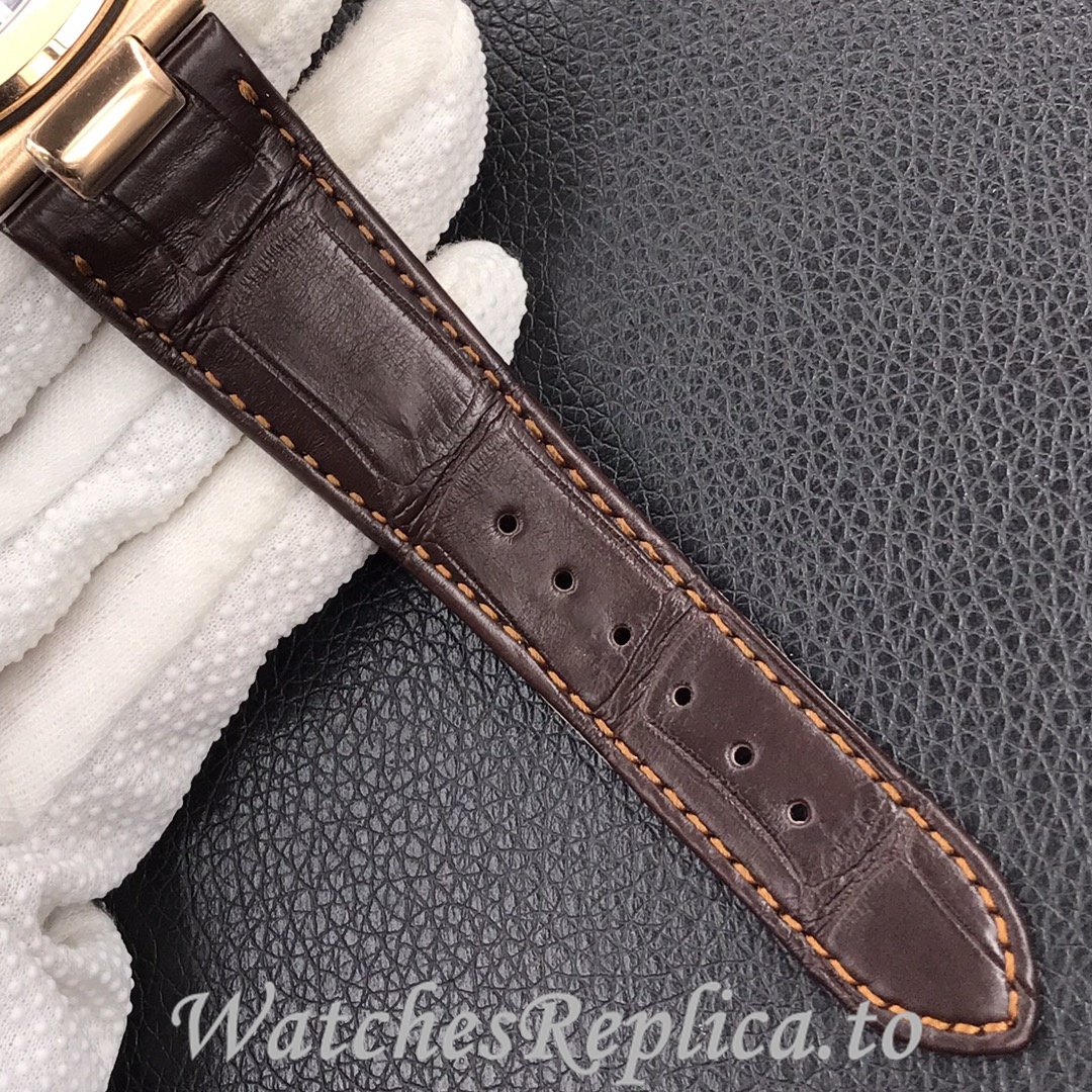Patek Philippe Replica Nautilus 5711 Leather strap 40MM - WatchesReplica.is