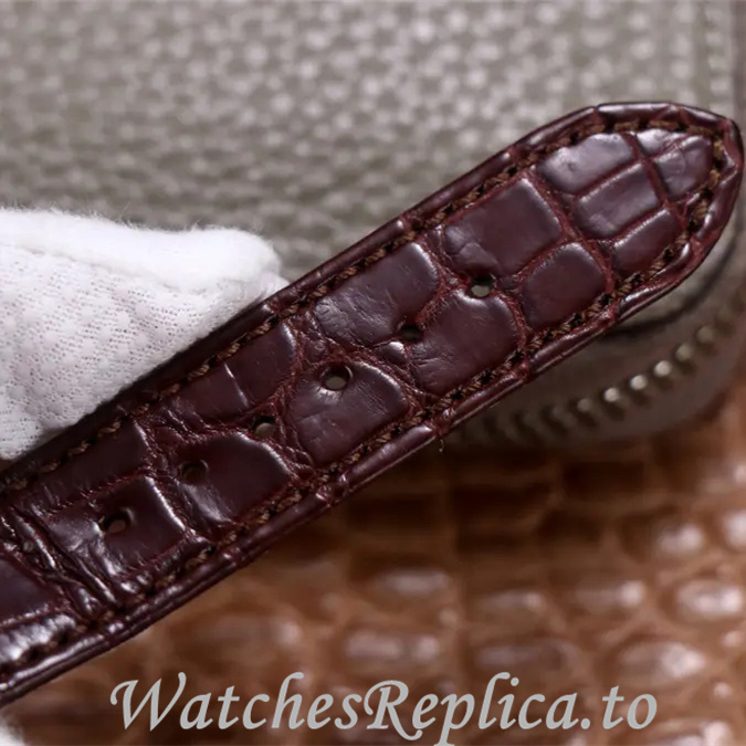Patek Philippe Replica Nautilus 5712 Leather strap 40MM - WatchesReplica.is