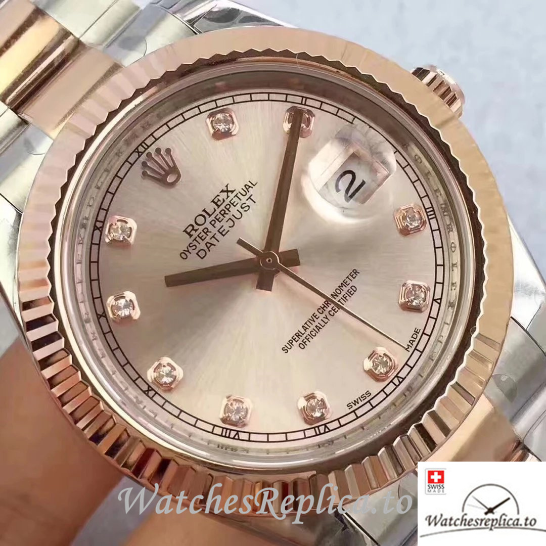 Swiss Rolex Datejust Replica 126331-0007 Stainless steel strap 41MM - WatchesReplica.is