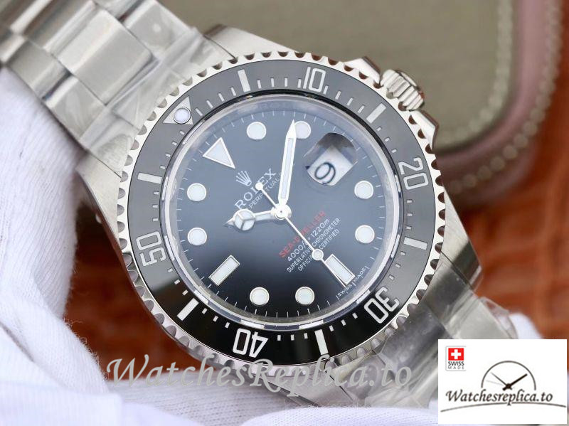 Rolex Sea-Dweller Replica 126600 Black Bezel 43MM - WatchesReplica.is