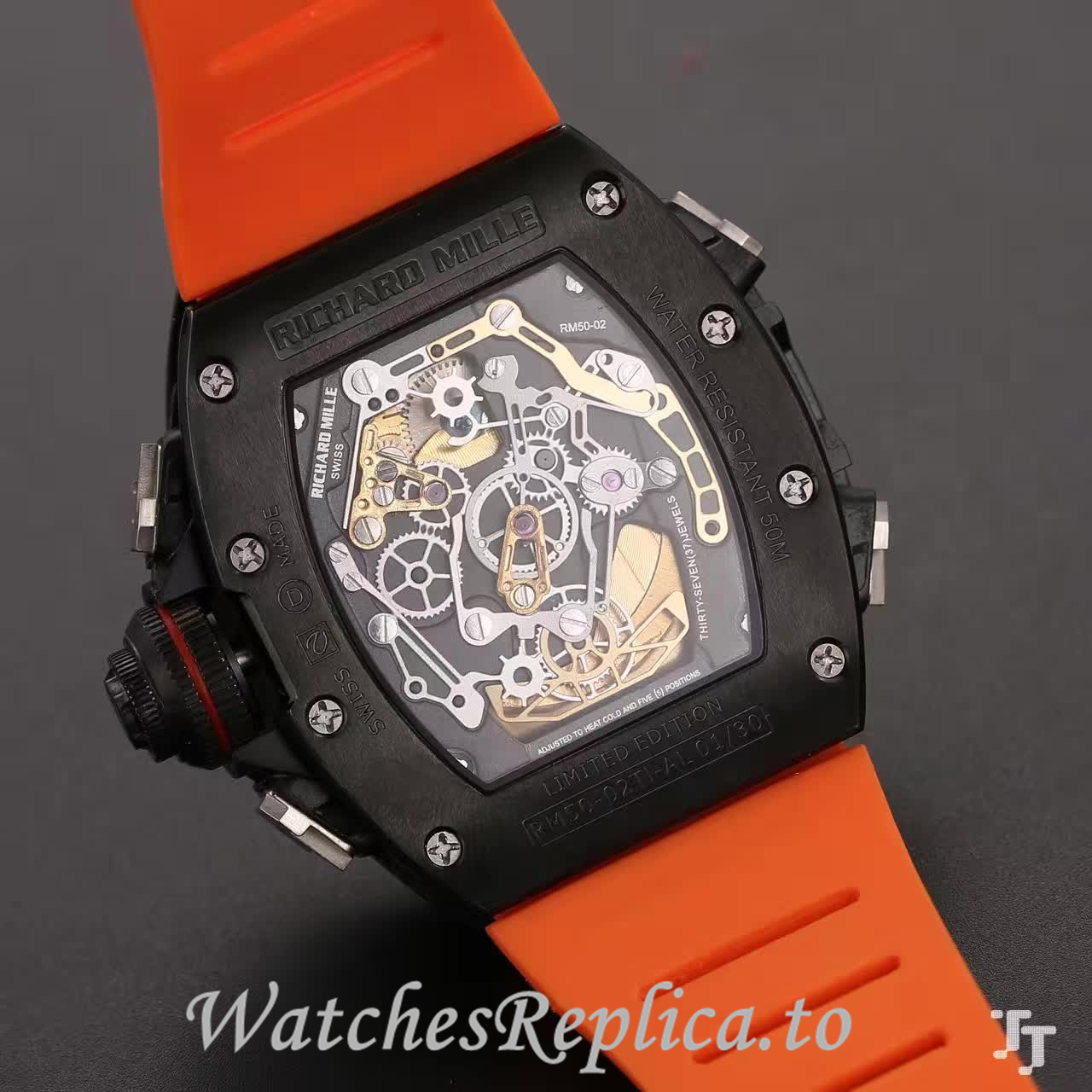 Richard Mille Replica RM50-02 Rubber strap 41MM - WatchesReplica.is