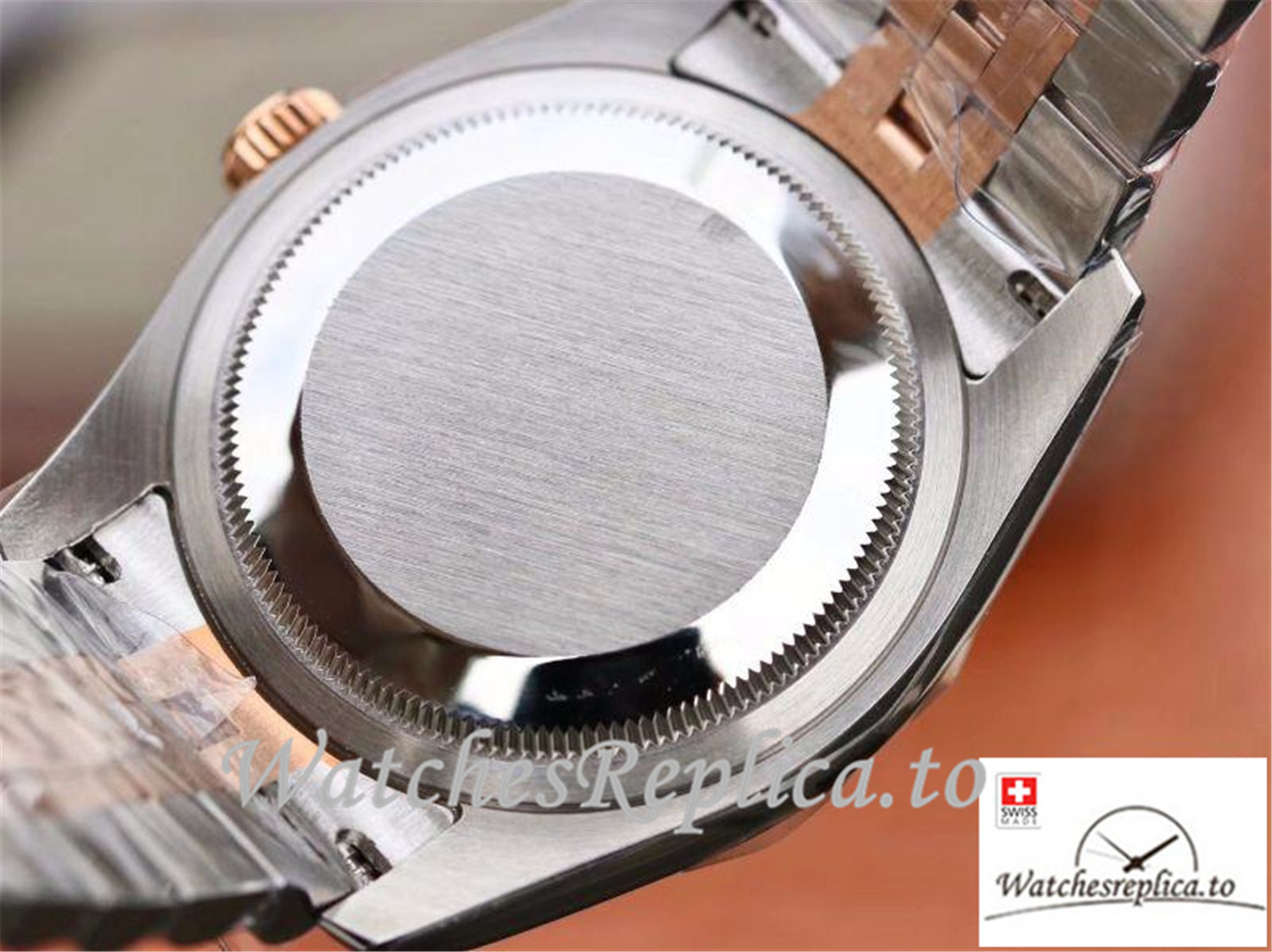 Swiss Rolex Datejust Replica 126201 Rose gold Bezel 36MM - WatchesReplica.is