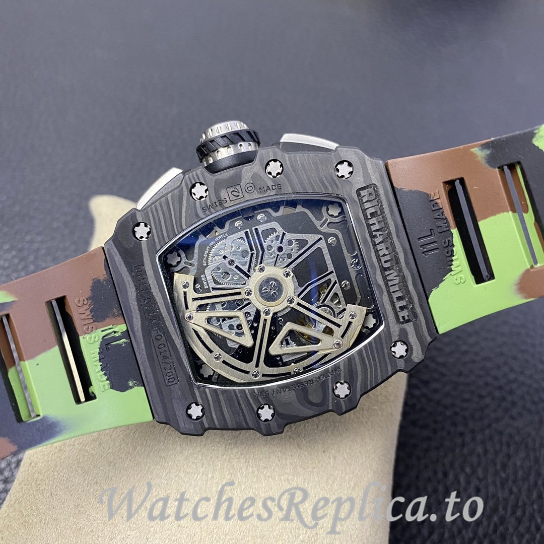 Richard Mille Replica RM-011 Rubber strap 50MM - WatchesReplica.is