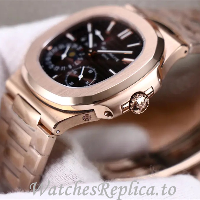 Patek Philippe Replica Nautilus 5712 Stainless steel strap 40MM - WatchesReplica.is