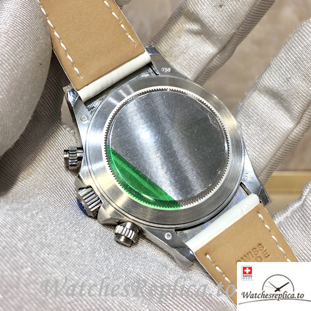 Swiss Rolex Daytona 116599 Replica Leather strap 40MM - WatchesReplica.is