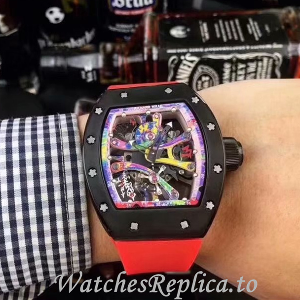 Richard Mille Replica RM68-01 Rubber strap 50MM - WatchesReplica.is