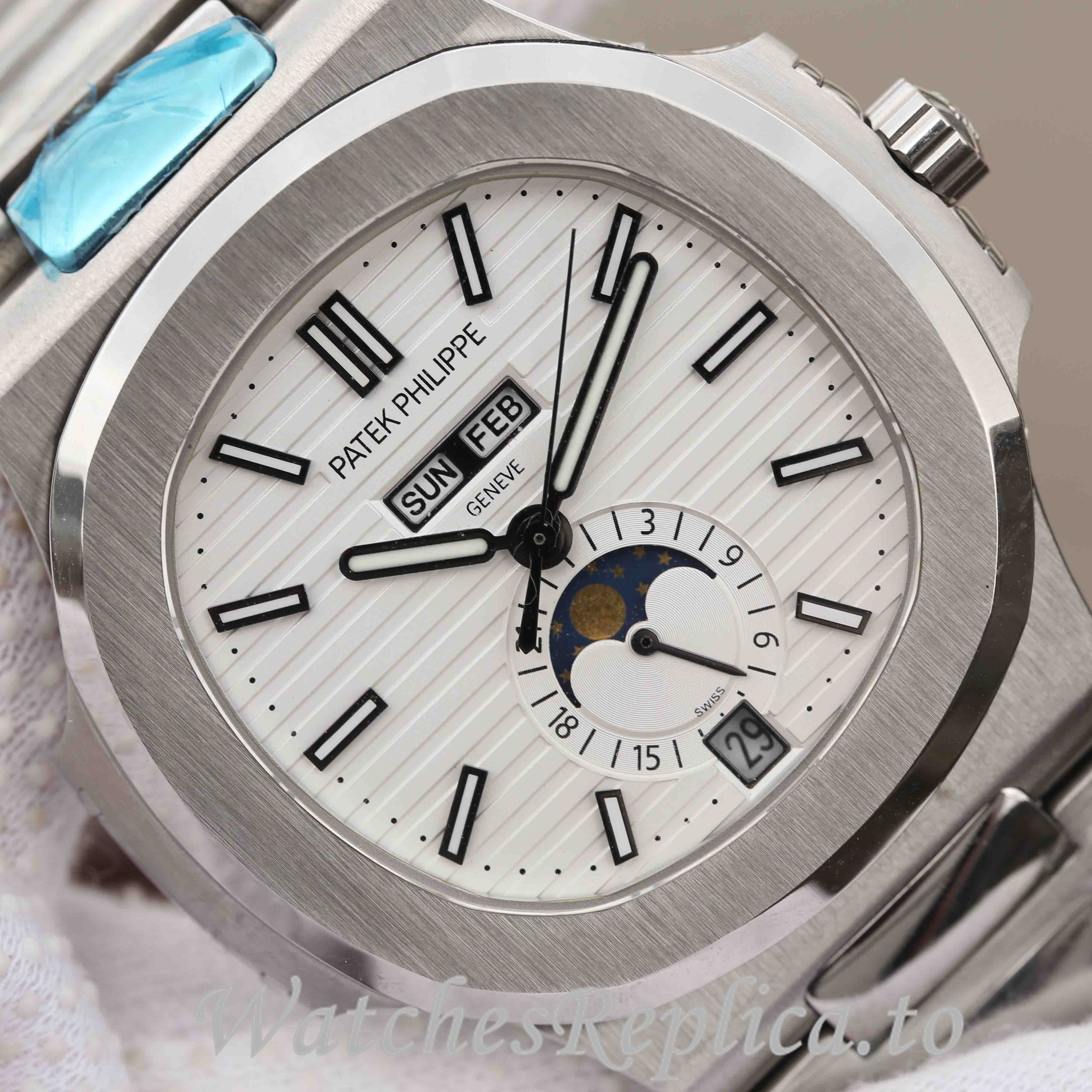 Patek Philippe Replica Nautilus 5726 Stainless steel strap 40.5MM - WatchesReplica.is