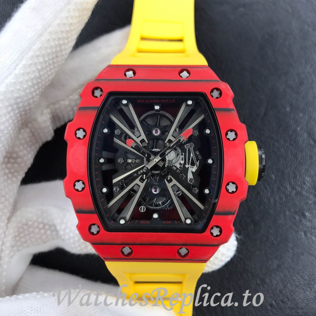 Richard Mille Replica RM12-01 Rubber strap 50MM - WatchesReplica.is