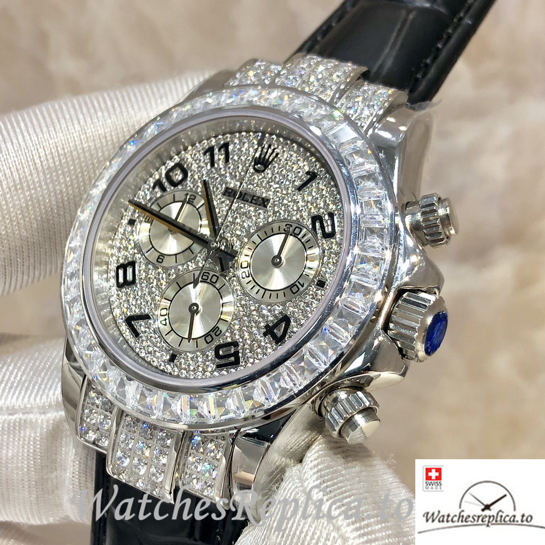 Swiss Rolex Daytona 116599 Replica Leather strap 40MM - WatchesReplica.is