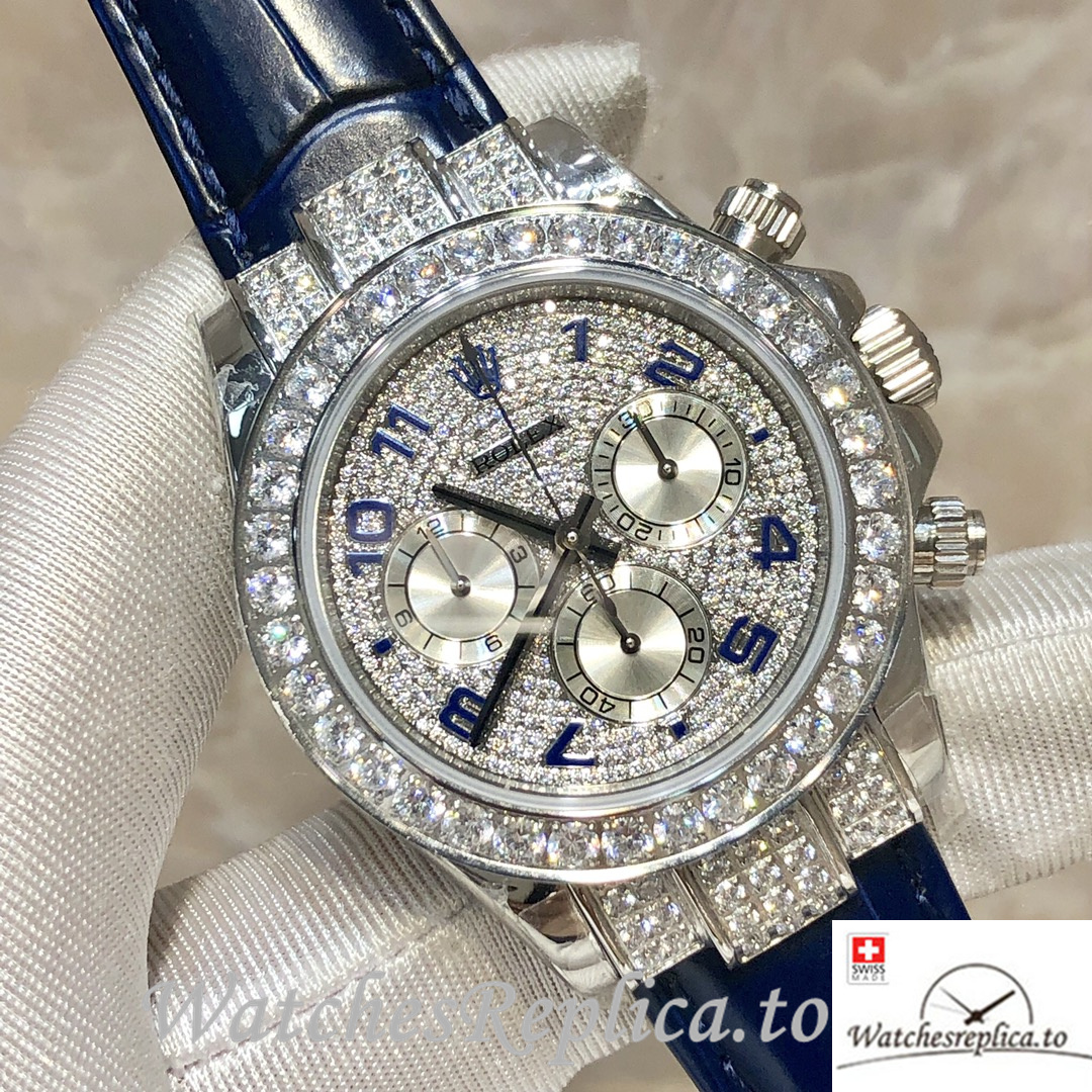 Swiss Rolex Daytona 116599 Replica Leather strap 40MM - WatchesReplica.is