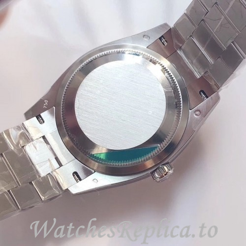 Swiss Rolex Day Date Replica 128239 Stainless steel strap 36MM - WatchesReplica.is