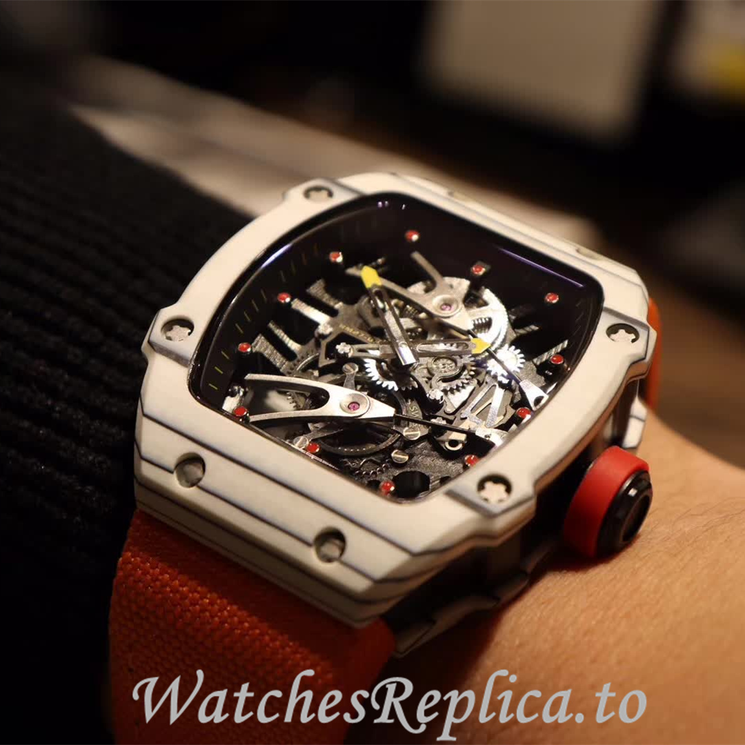 Richard Mille Replica RM27-02 Canvas strap 49MM - WatchesReplica.is