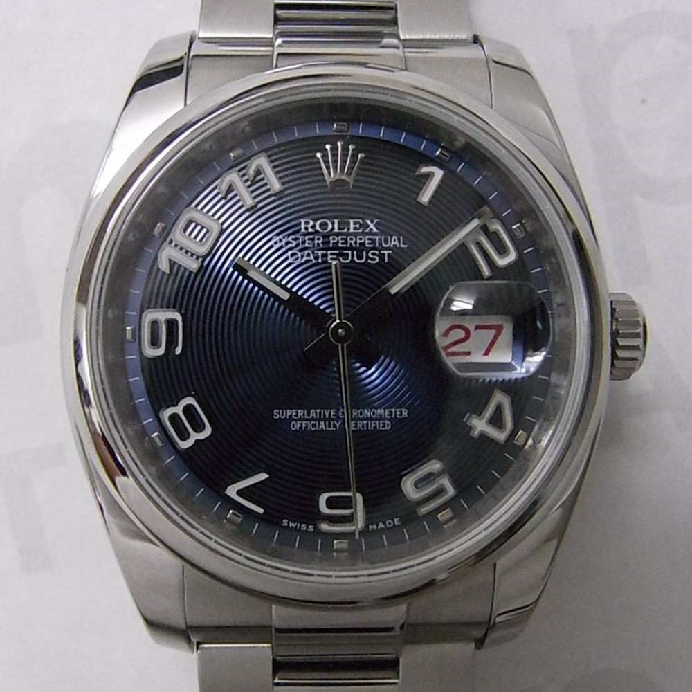 Rolex Datejust Blue Concentric Dial 116200 - WatchesReplica.is
