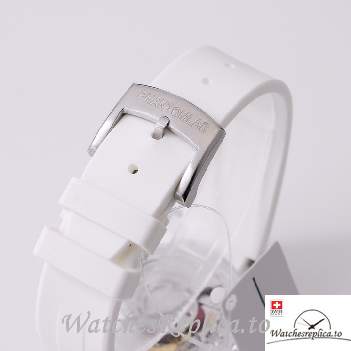 Swiss Rolex Submariner Replica Rubber strap 40MM PHANTOMLAB&ROLEX Black Dial - WatchesReplica.is