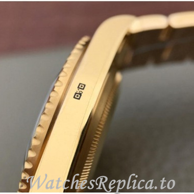 Swiss Rolex Submariner Replica 126618LN Yellow Gold strap 40MM - WatchesReplica.is