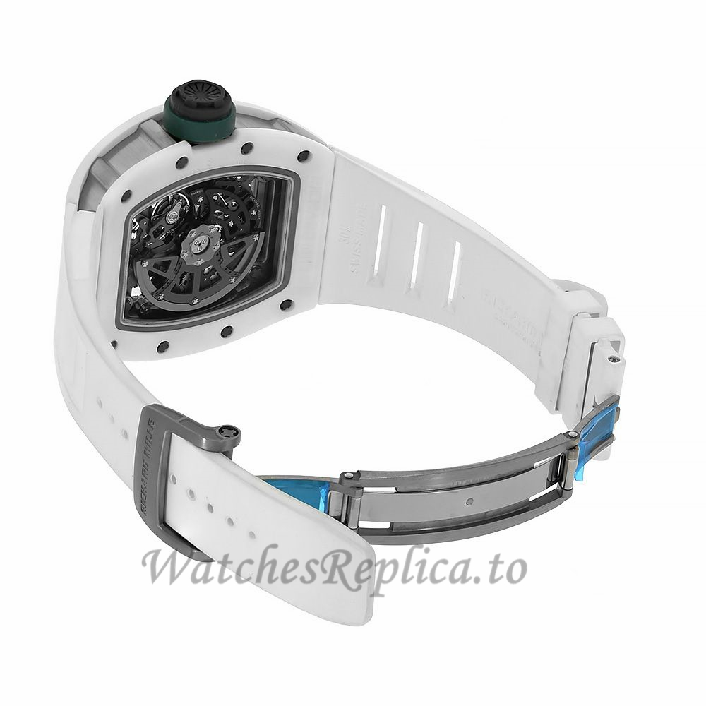 Richard Mille Replica RM030 Le Mans White ATZ Ceramic 50MM Watch RM0303 384457 - WatchesReplica.is