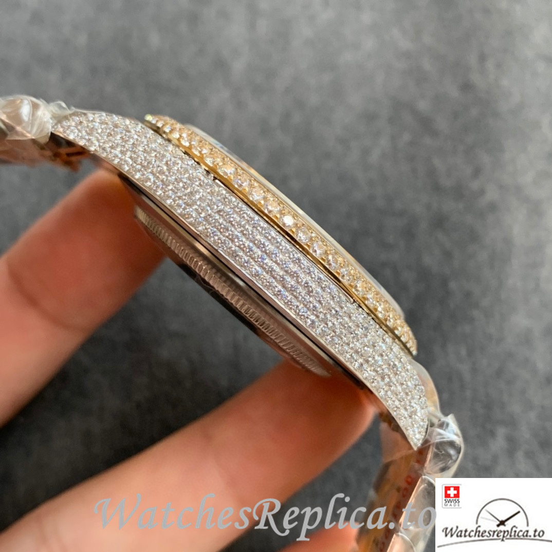 Swiss Rolex Datejust Replica Stainless steel strap 41MM - WatchesReplica.is