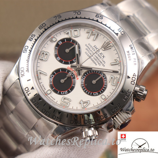 Swiss Rolex Daytona Replica 116509 Stainless steel strap 40MM - WatchesReplica.is