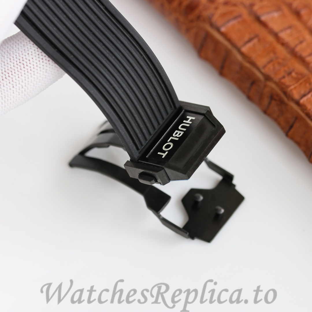 Hublot Replica Big Bang Elemental Material Chronograph v2 Rubber strap 45MM - WatchesReplica.is