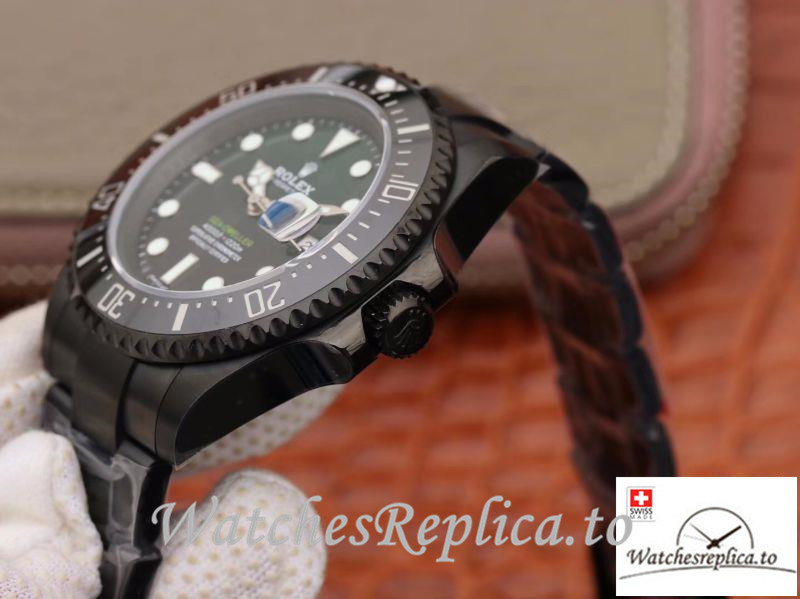 Swiss Rolex Sea-Dweller Deepsea Replica 11666001 Black Bezel 44MM - WatchesReplica.is