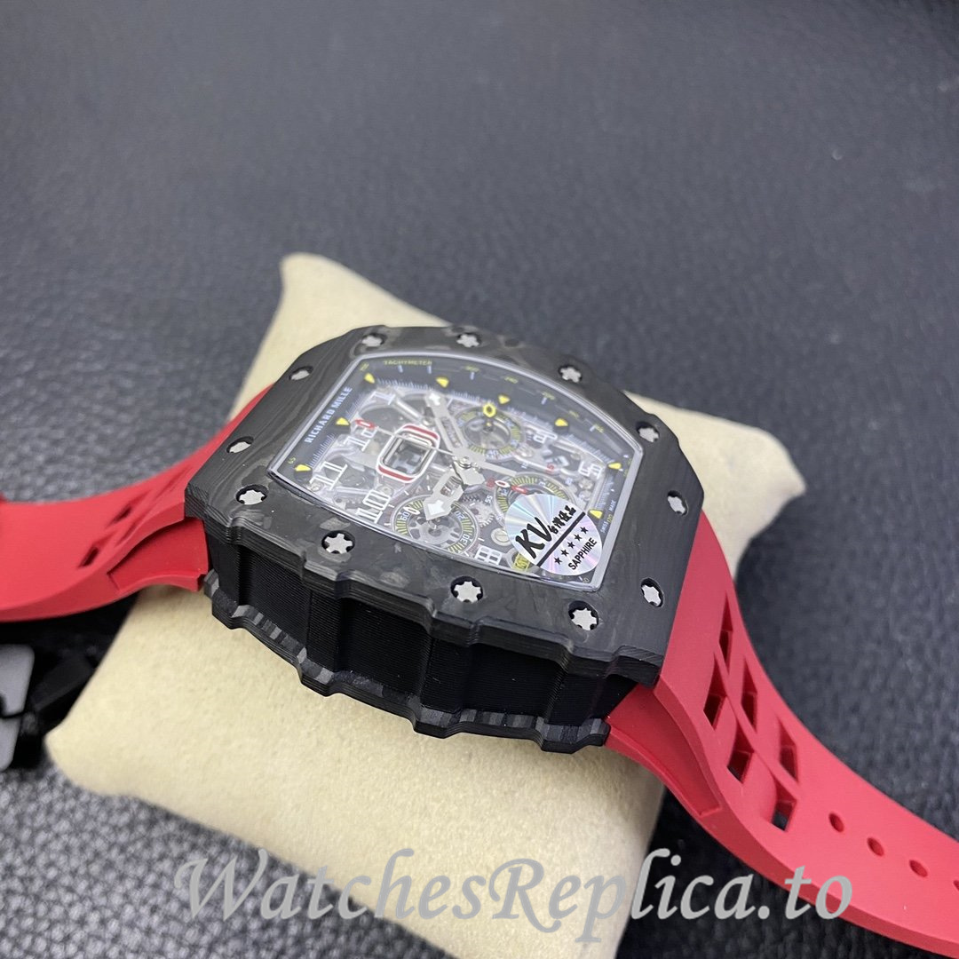 Richard Mille Replica RM-011 Rubber strap 50MM - WatchesReplica.is