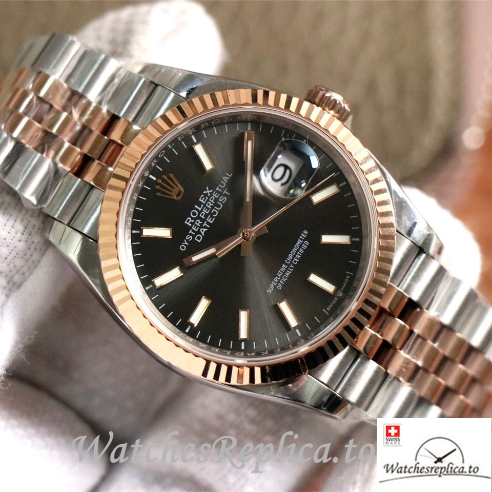 Swiss Rolex Datejust Replica 126233 Stainless steel strap 36MM - WatchesReplica.is