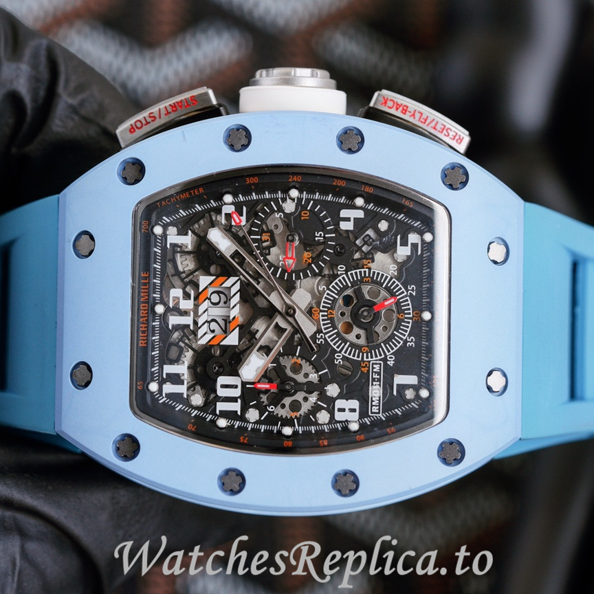 Richard Mille Replica RM11-03 Rubber strap 50MM - WatchesReplica.is