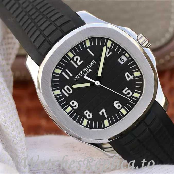 Patek Philippe Replica Aquanaut Rubber strap 42MM - WatchesReplica.is