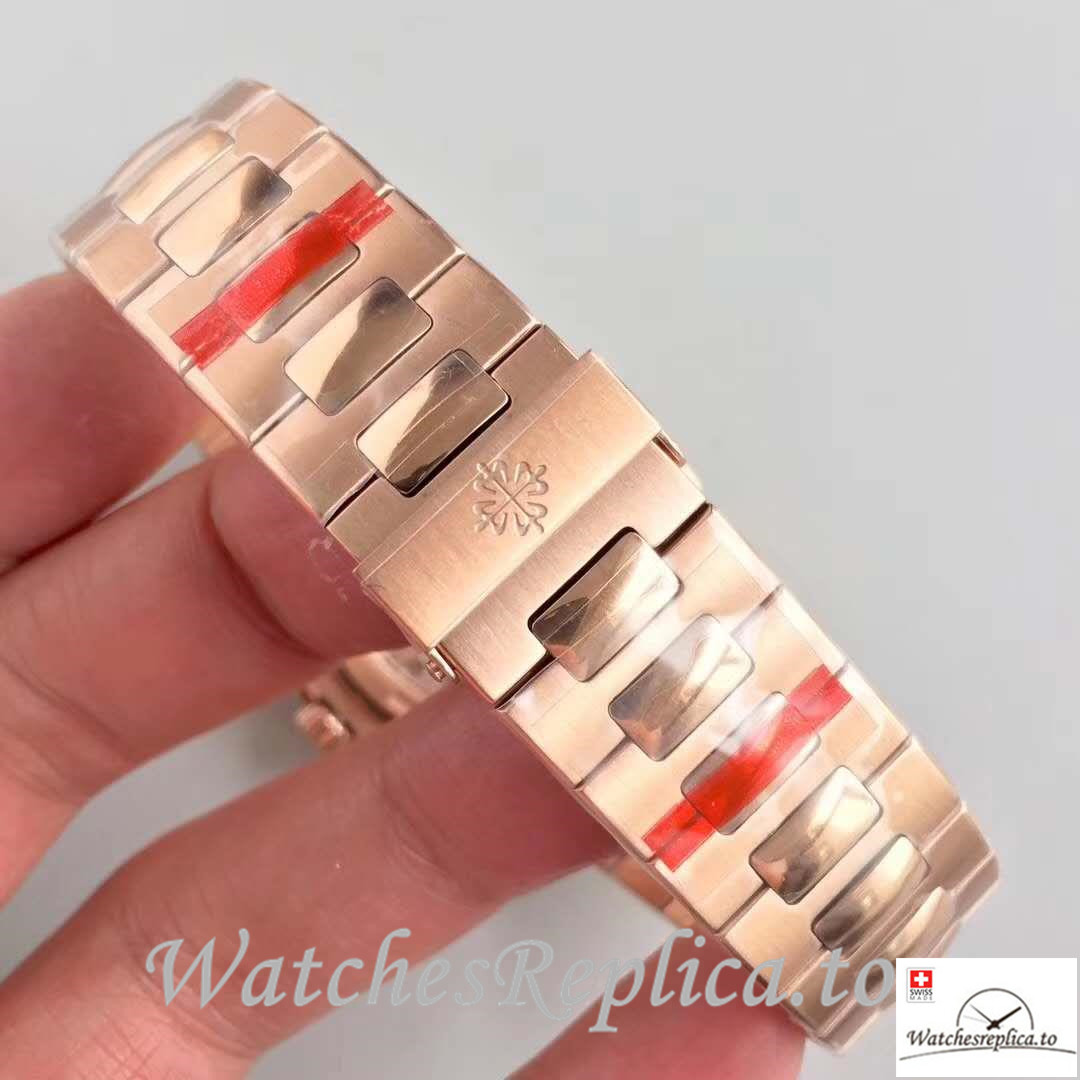 Swiss Patek Philippe Nautilus Replica 5711/1R-001 Stick Markers 40MM - WatchesReplica.is