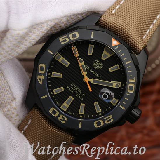 Tag Heuer Replica Aquaracer Canvas strap 43MM - WatchesReplica.is