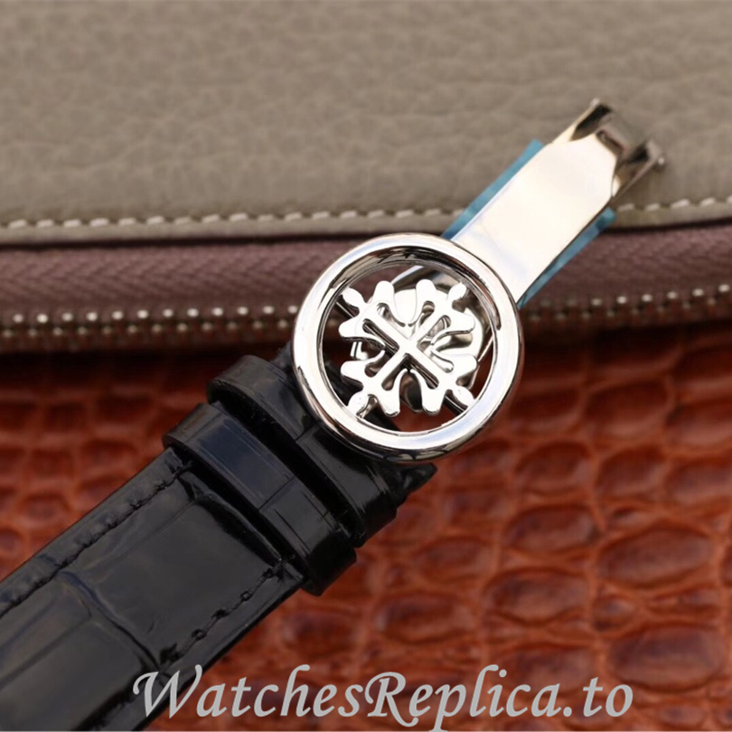 Patek Philippe Replica Complications 5102 Leather strap 43MM - WatchesReplica.is
