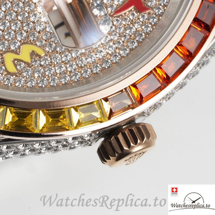 Swiss Rolex Datejust Replica 1263341 0018 Stainless steel strap 41MM Rose Gold - WatchesReplica.is