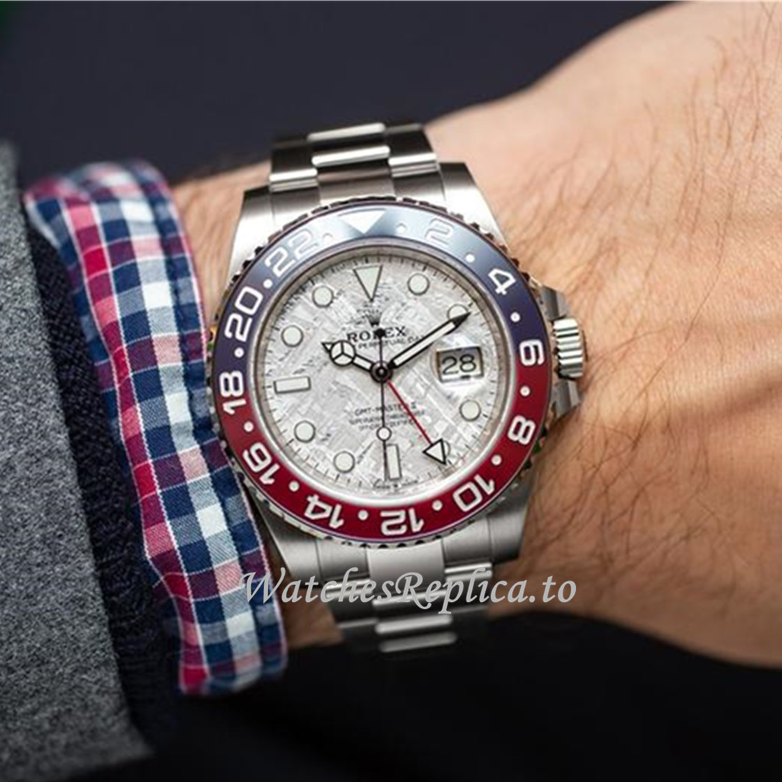 Replica Rolex GMT Master II M126719BLRO 0002 40MM - WatchesReplica.is