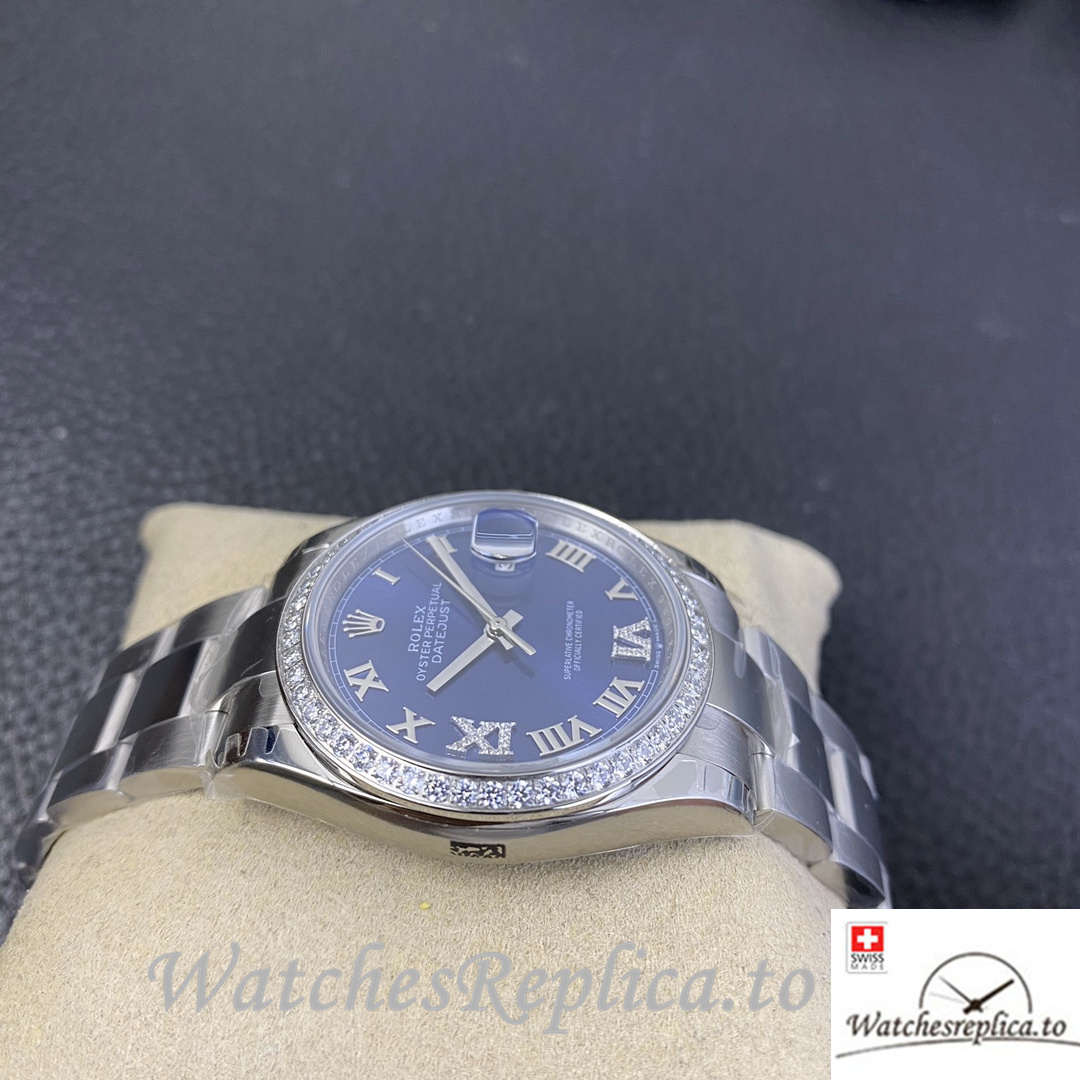 Swiss Rolex Datejust Replica 126233 Stainless steel strap 36MM - WatchesReplica.is