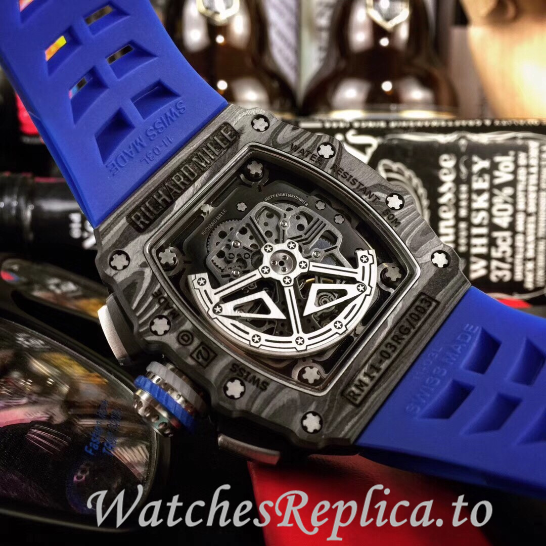 Richard Mille Replica RM11-04 Rubber strap 50MM - WatchesReplica.is