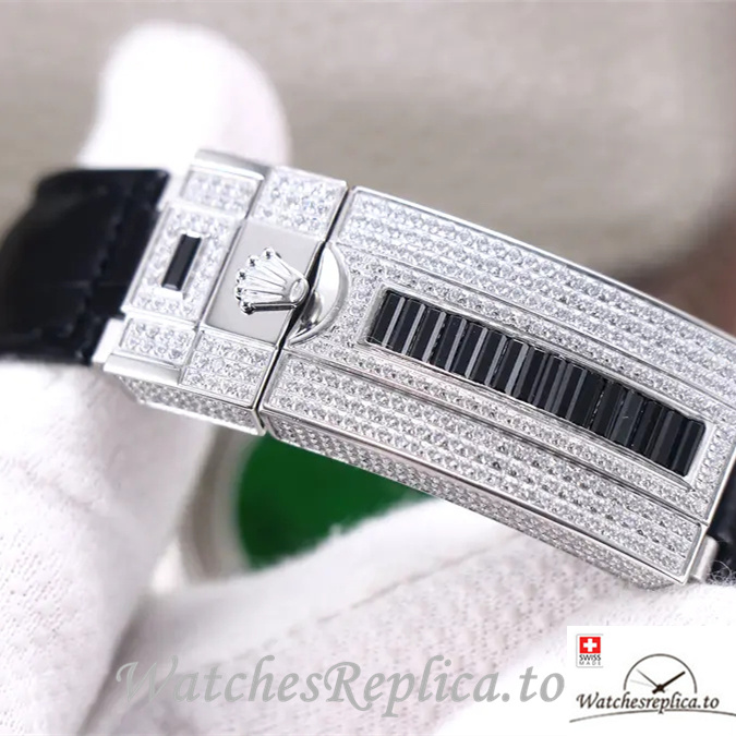 Swiss Rolex Submariner Replica 116610LV Leather strap 40MM - WatchesReplica.is