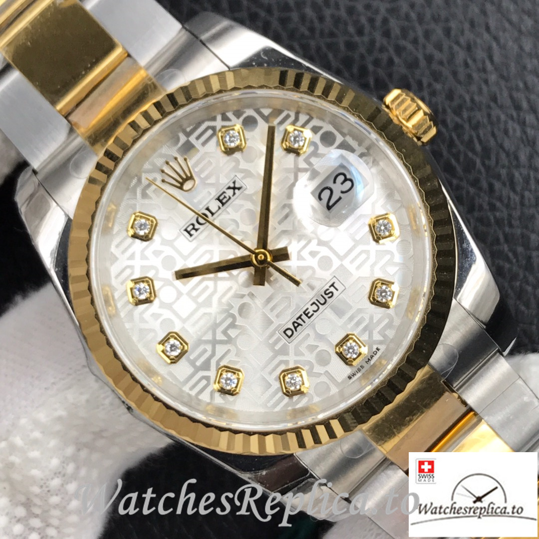 Swiss Rolex Datejust 126334 Replica Stainless steel strap 41MM - WatchesReplica.is