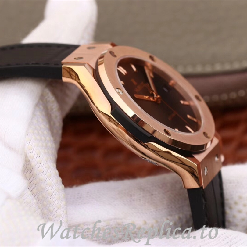Hublot Replica 511.zp Leather strap 42MM - WatchesReplica.is