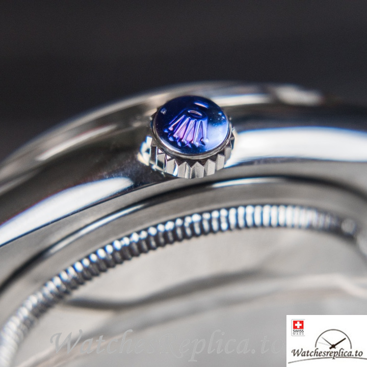 Swiss Rolex Day Date Replica Stainless steel strap 40MM - WatchesReplica.is